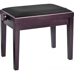 K&M 13928 Banquette palissandre, assise velours - Vue 1